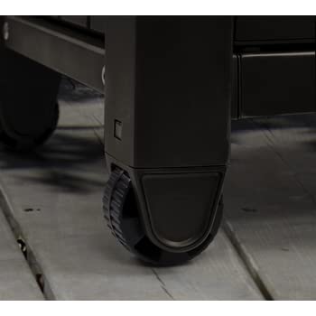 Keter Unity XL BBQ Side Table, Dimensions 134 x 51.7 x 89.6 cm, Grey, Weatherproof, Stainless Steel Worktop, Outdoor Sideboard, Perfect for Grilling in Spring