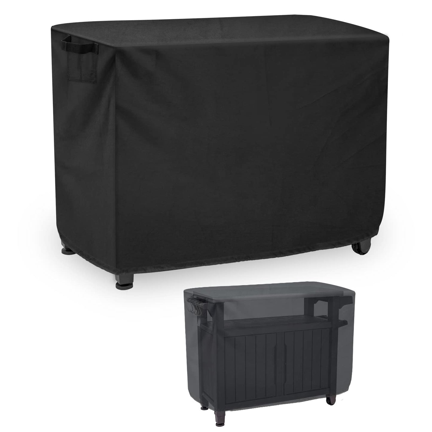 Outdoor Prep Table Cover for Keter Unity XL, Windspeed 420D Patio Table Cover 52in for Keter Unity XL, Waterproof (133x90x57cm)