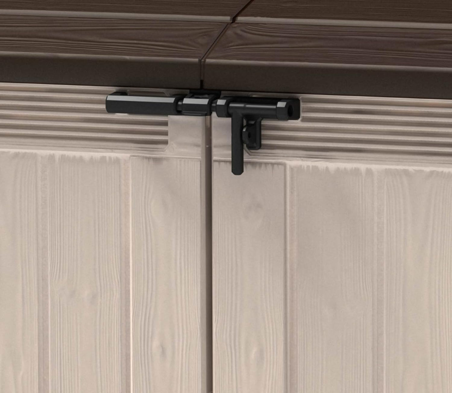 Keter Store It Out Ultra Outdoor Garden Storage Shed, 177 x 113 x 134 cm - Beige and Brown