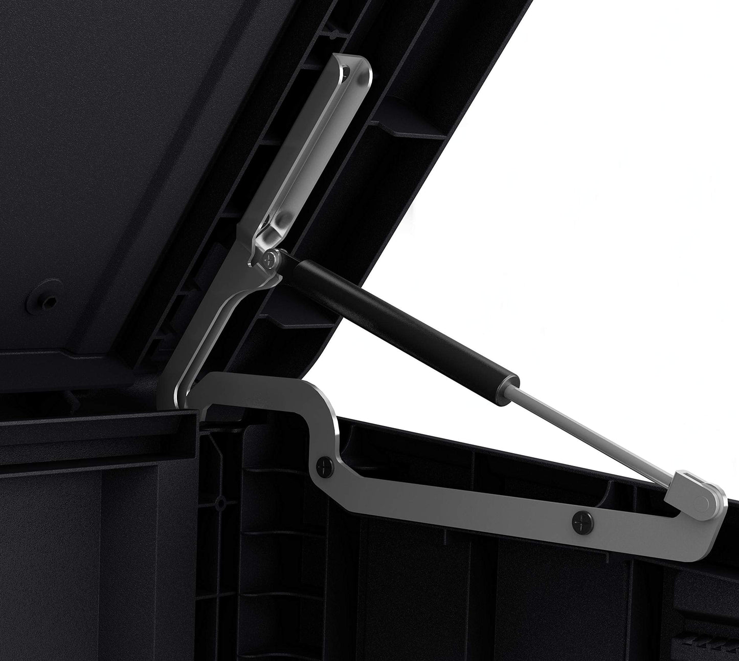 Keter Store It Out Premier XL Outdoor Garden Storage Shed, Grey and Black, 141 x 82 x 123.5 cm