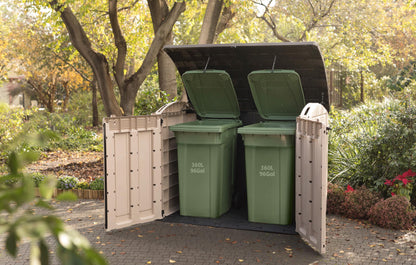 Keter Store It Out Ultra Outdoor Garden Storage Shed, 177 x 113 x 134 cm - Beige and Brown